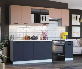 ТЕХНО Кухонный гарнитур 2,6 м Компоновка №3 в Златоусте - zlatoust.ok-mebel.com | фото 4