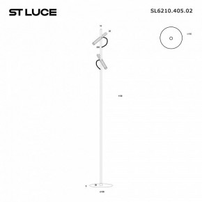 Торшер ST-Luce LILT SL6210.405.02 в Златоусте - zlatoust.ok-mebel.com | фото 2