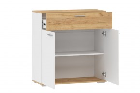 Тумба НМ 013.77 "Санти" (Белый/Крафт Золотой) в Златоусте - zlatoust.ok-mebel.com | фото 2