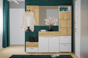 Тумба НМ 013.77 "Санти" (Белый/Крафт Золотой) в Златоусте - zlatoust.ok-mebel.com | фото 3