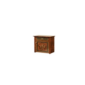 Тумба прикроватная (МДФ) Карина-3 орех (К3ТП-2[1]) в Златоусте - zlatoust.ok-mebel.com | фото