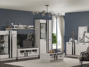 МАГНОЛИЯ Тумба ТВ (Белый глянец/Белый) в Златоусте - zlatoust.ok-mebel.com | фото 3