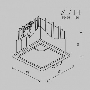 Встраиваемый светильник Maytoni Alfa LED DL043-01-10W4K-SQ-B-1 в Златоусте - zlatoust.ok-mebel.com | фото 11