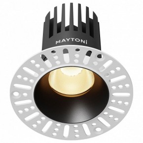Встраиваемый светильник Maytoni Dip DL121-15W-2.7K-TRS-B в Златоусте - zlatoust.ok-mebel.com | фото