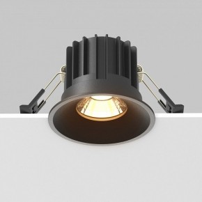 Встраиваемый светильник Maytoni Round DL058-12W2.7K-B в Златоусте - zlatoust.ok-mebel.com | фото 4