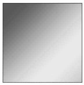 Зеркало Corsica 600х600 black без подсветки Sansa (SB1064Z) в Златоусте - zlatoust.ok-mebel.com | фото 1