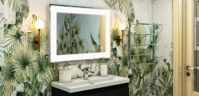 Зеркало Рим 832х612 с подсветкой Домино (GL7025Z) в Златоусте - zlatoust.ok-mebel.com | фото 7