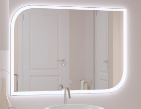 Зеркало в ванную Монреаль с LED подсветкой в Златоусте - zlatoust.ok-mebel.com | фото 1